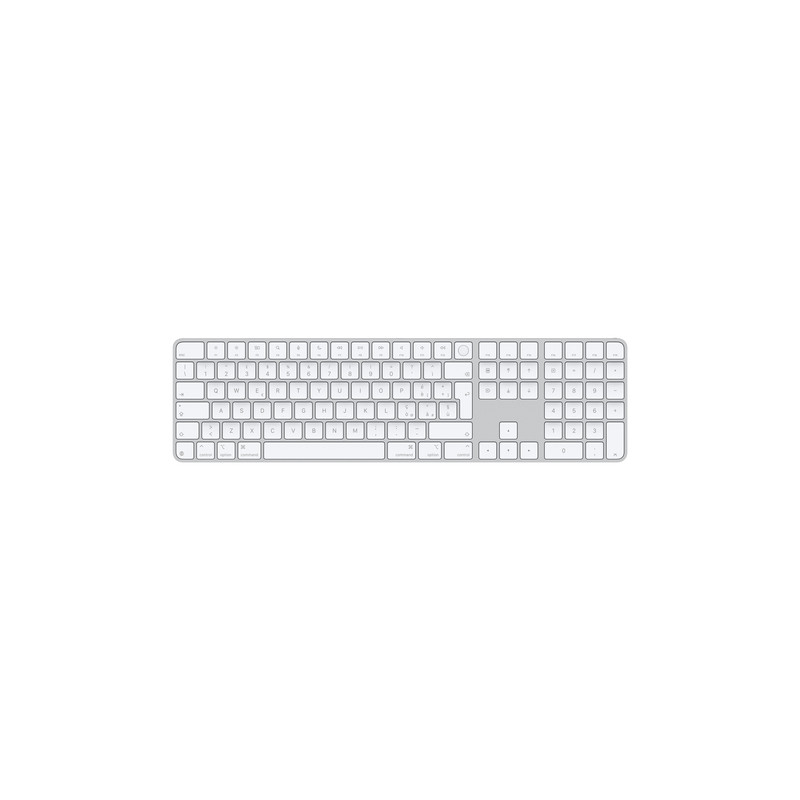 TASTIERA MAGIC APPLE KEYBOARD BIANC TOUCH ID + TAST.NUMERICO USBC
