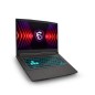 MSI Thin 15 B12UCX-2060XIT Intel® Core™ i5 i5-12450H Computer portatile 39,6 cm (15.6") Full HD 16 GB DDR4-SDRAM 512 GB SSD N