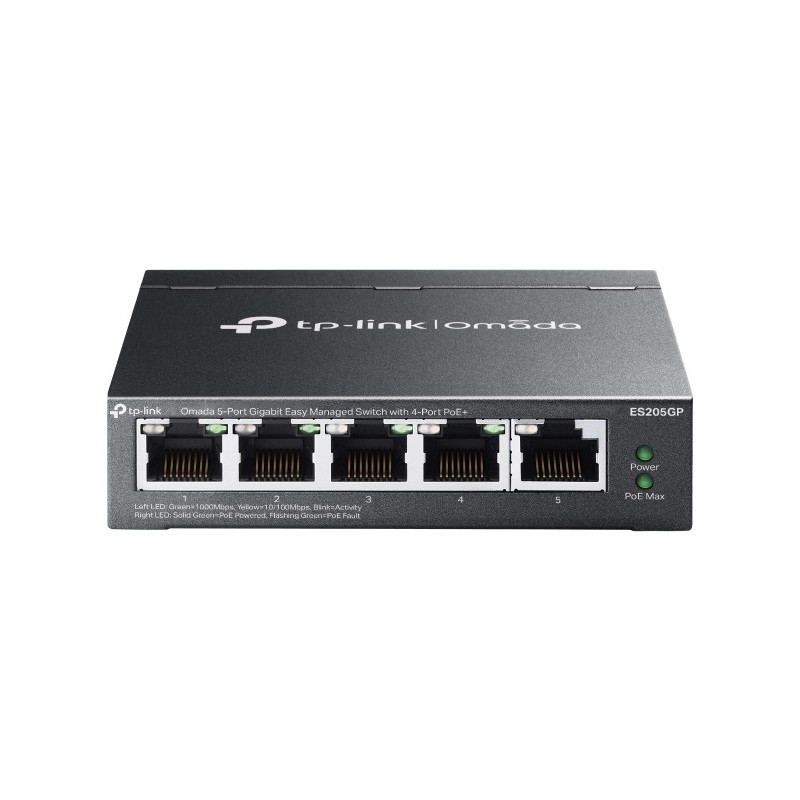 SWITCH OMADA 5-PORTGB EASY MANAGED 5XGB RJ45P DESKTOP STEEL INTEG SDN
