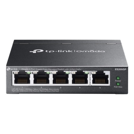 SWITCH OMADA 5-PORTGB EASY MANAGED 5XGB RJ45P DESKTOP STEEL INTEG SDN
