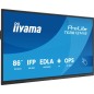 iiyama TE8612MIS-B4AG visualizzatore di messaggi Design chiosco 2,17 m (85.6") LCD Wi-Fi 400 cd/m² 4K Ultra HD Nero Touch screen