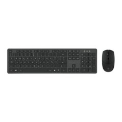 TASTIERA+MOUSE WIRELESS BK 1600 DPI 105 TASTI