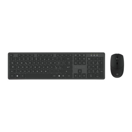 TASTIERA+MOUSE WIRELESS BK 1600 DPI 105 TASTI