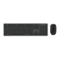 TASTIERA+MOUSE WIRELESS BK 1600 DPI 105 TASTI