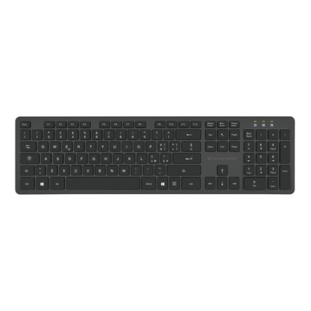 TASTIERA+MOUSE WIRELESS BK 1600 DPI 105 TASTI