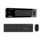 TASTIERA+MOUSE WIRELESS BK 1600 DPI 105 TASTI