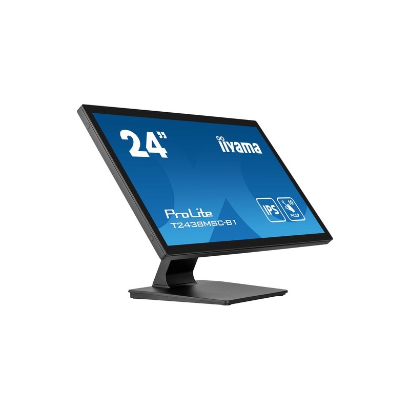 iiyama ProLite T2438MSC-B1 Monitor PC 60,5 cm (23.8") 1920 x 1080 Pixel Full HD LED Touch screen Nero