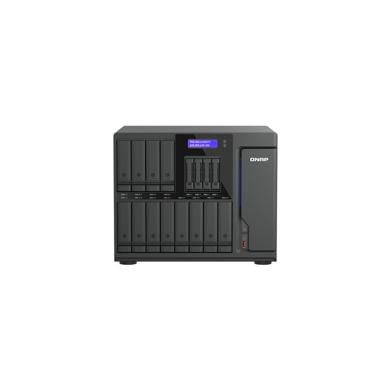 NAS QUTS HERO - 16BAY - 12X3.5 + 4XU.2 NVME - 32GB
