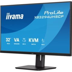32  VA-panel, 3840x2160 DisplayPort, 2x HDMI, USB