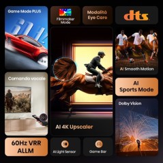 HISENSE TV DLED 4K 85 SMART TV