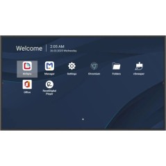 43  LED , 3840X2160, 500 NITS, ANDROID 14, 24/7