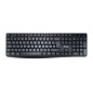 TASTIERA USB 105 TASTI BK CAVO 1,35MT