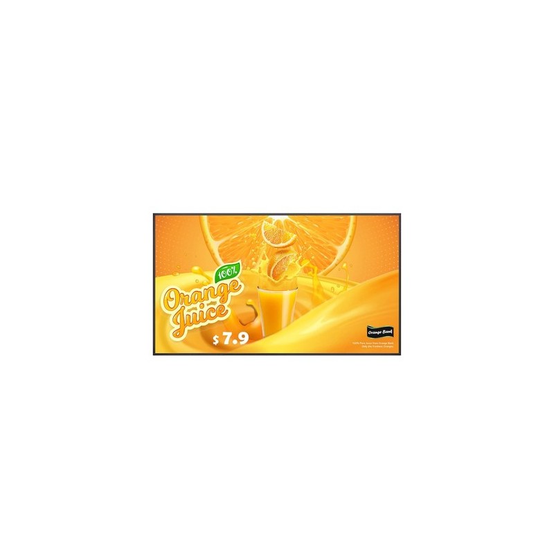 65  LED ADS, 3840X2160, 16:9, 500 NIT, 1200:1,