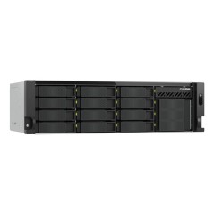 QNAP TS-H1655XEU-RP-8G-12H02 server NAS e di archiviazione Server di archiviazione Armadio (3U) Intel Atom® C5125 8 GB DDR4 144 