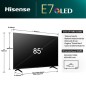 Hisense Smart TV QLED 85" 4K 85E7NQ