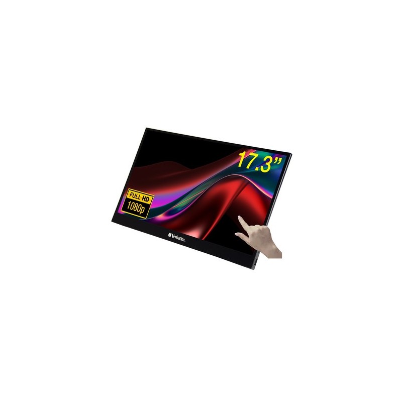VERBATIM PMT-17 MONITOR PORTATILE TOUCH 17.3 FHD