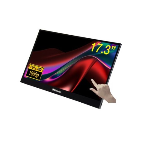 VERBATIM PMT-17 MONITOR PORTATILE TOUCH 17.3 FHD