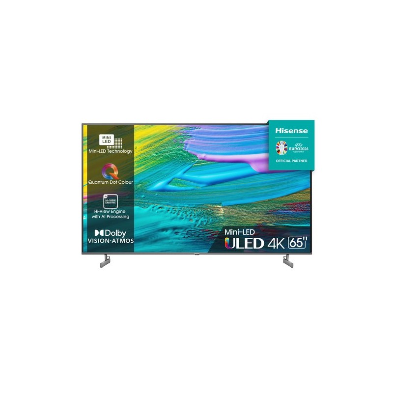 Hisense ULED Series TV Mini-LED QLED Ultra HD 4K 65” 65U6KQ Smart TV, Wifi, Retroilluminazione Mini-LED, Local Dimming, HDR Dolb