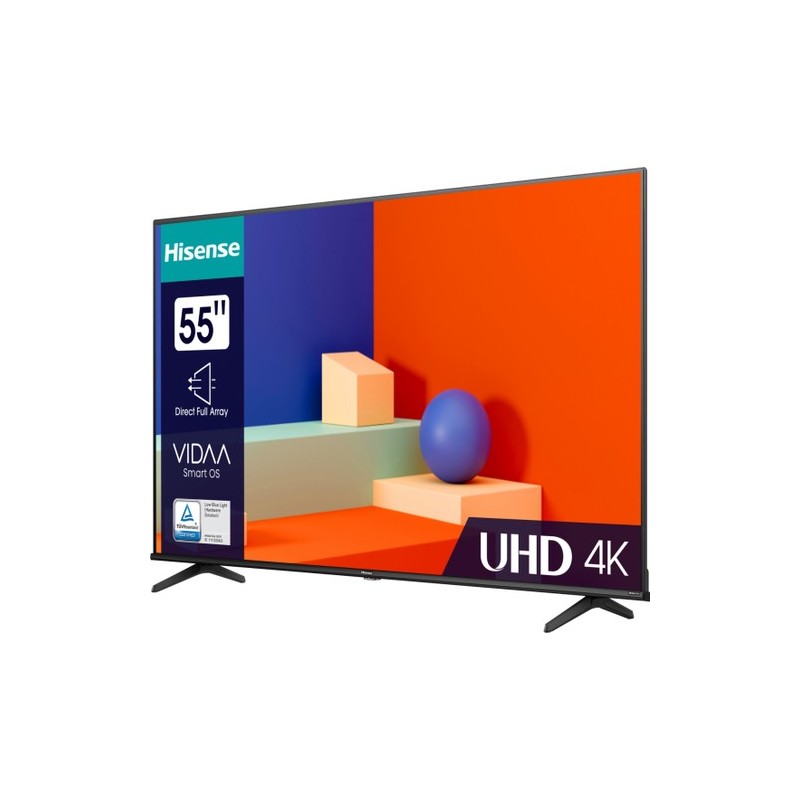 Hisense 55E63KT TV 139,7 cm (55") 4K Ultra HD Smart TV Wi-Fi Nero, Grigio 300 cd/m²