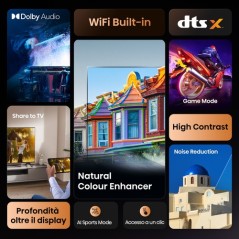 HISENSE SMART TV DLED FULL HD 40 VIDAA 8 BLACK
