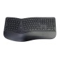 TASTIERA+MOUSE WIRELESS ERGONOMIC 1600 DPI 125 TASTI