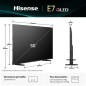 HISENSE TV QLED ULTRA HD 4K DLED 55 SMART TV