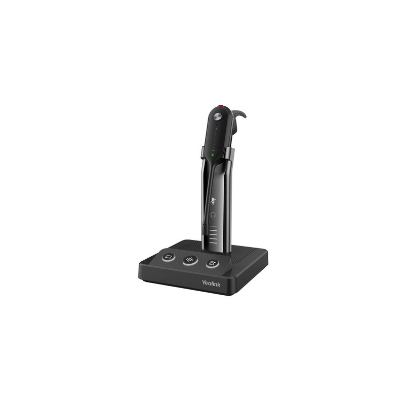 Yealink WH63 UC Auricolare Wireless A clip, A Padiglione, In-ear Ufficio Micro-USB Base di ricarica Nero