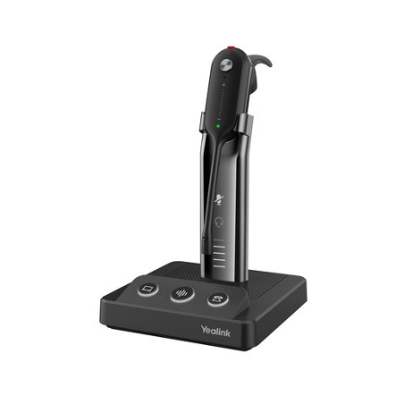 Yealink WH63 UC Auricolare Wireless A clip, A Padiglione, In-ear Ufficio Micro-USB Base di ricarica Nero