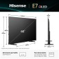 HISENSE SMART TV QLED 4K 65 VIDAA 8 BLACK