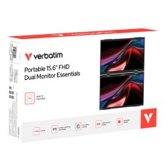 VERBATIM DUAL MONITOR PORTATILE 15,6 FHD