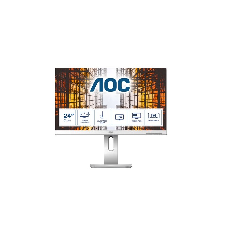 24 16:10 1920X1200 60HZ VGA/DVI/HDMI/DP BIANCO