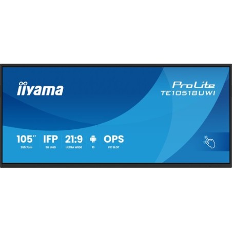 105  UW5K 5120x2160, iiWare11, Android 13 touch