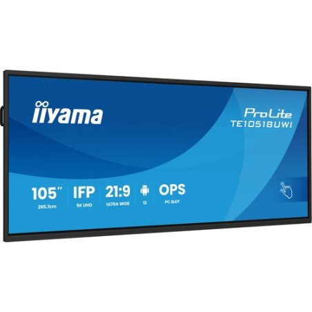 105  UW5K 5120x2160, iiWare11, Android 13 touch