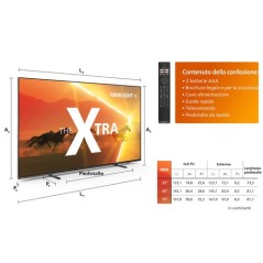 Philips Ambilight TV The Xtra 9008 55“ MiniLED 4K UHD Dolby Vision e Dolby Atmos