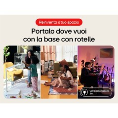 LG SWING 31,5 4k 16:9 IPS TOUCH base con rotelle