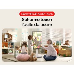 LG SWING 31,5 4k 16:9 IPS TOUCH base con rotelle