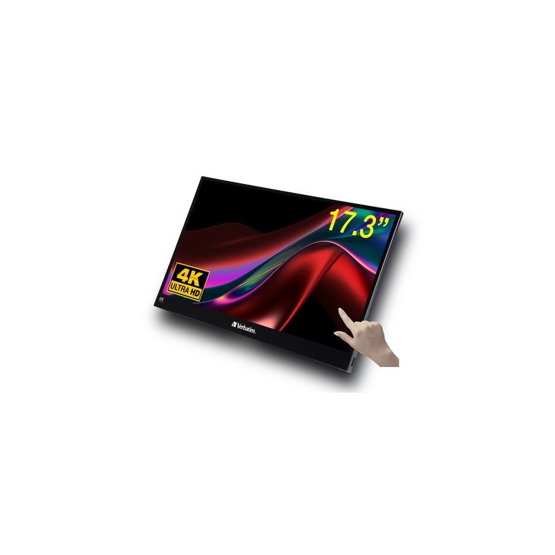 VERBATIM MONITOR PORTATILE TOUCH 17.4 4K ULTRA HD