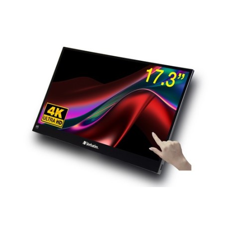 VERBATIM MONITOR PORTATILE TOUCH 17.4 4K ULTRA HD
