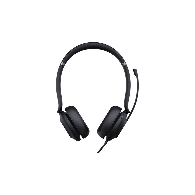 Yealink UH37 Dual Teams Auricolare Cablato A Padiglione Ufficio Nero