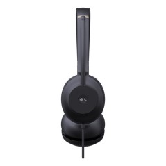 Yealink UH37 Dual Teams Auricolare Cablato A Padiglione Ufficio Nero