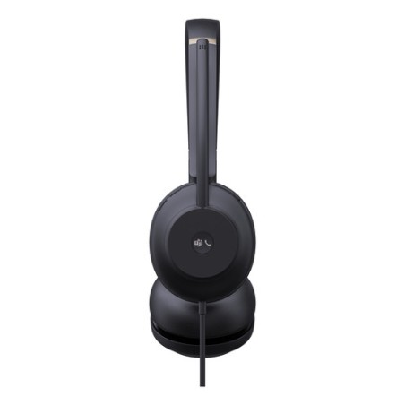 Yealink UH37 Dual Teams Auricolare Cablato A Padiglione Ufficio Nero