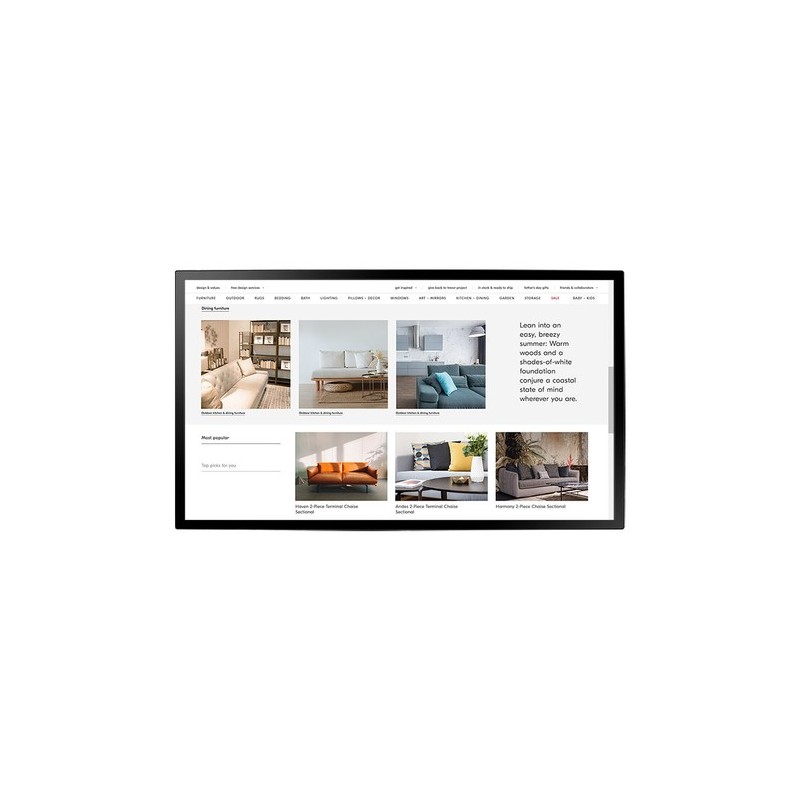 Display trough-glass touch da 43