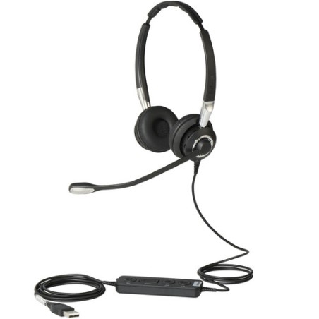 Jabra BIZ 2400 II Auricolare Cablato A Padiglione Ufficio Nero, Argento