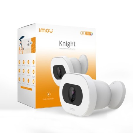 CAMERA BULLET KNIGHT 8MP 4K FC IMOU 2.8MM/IR30/IP66/16X/WIFI/MSD/MIC