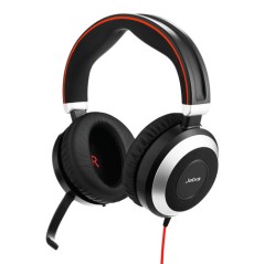 Jabra Evolve 80 Auricolare Cablato A Padiglione Ufficio Bluetooth Nero
