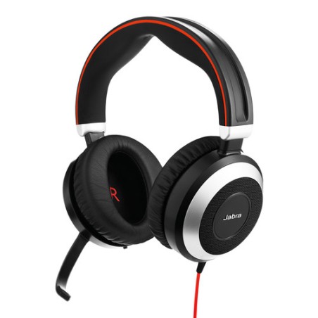 Jabra Evolve 80 Auricolare Cablato A Padiglione Ufficio Bluetooth Nero