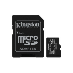Kingston Technology Scheda micSDHC Canvas Select Plus 100R A1 C10 da 32GB + adattatore