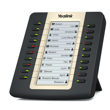 Yealink EXP20 telefono IP Nero LCD