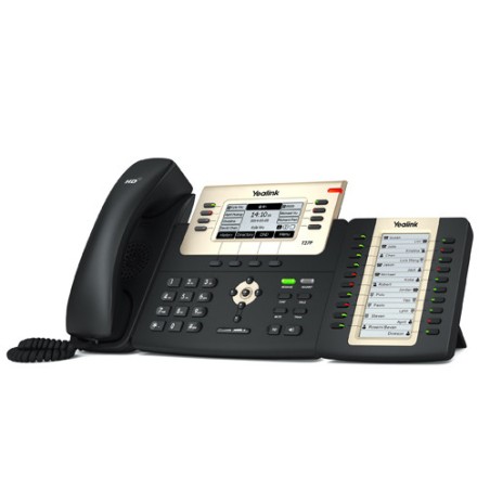 Yealink EXP20 telefono IP Nero LCD