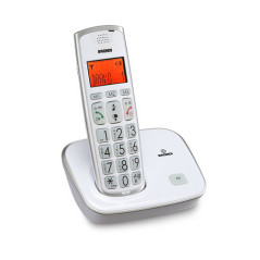 TIM Brondi Bravo Gold 2 Telefono DECT Identificatore di chiamata Bianco